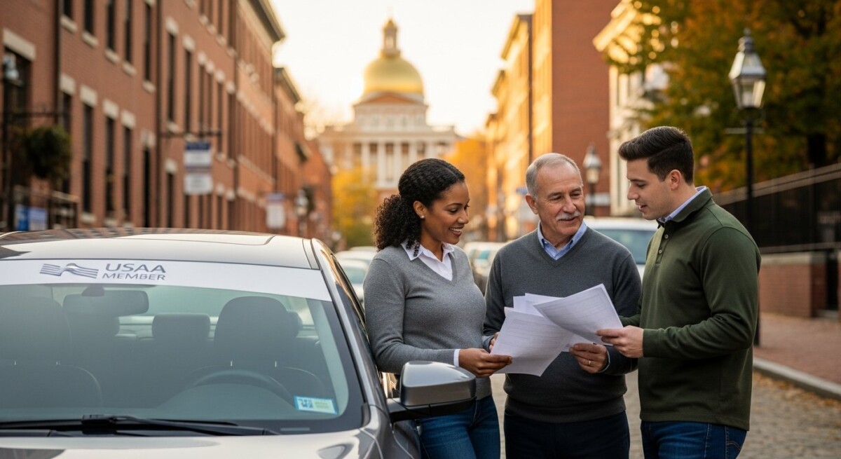 USAA auto insurance in Boston, Massachusetts