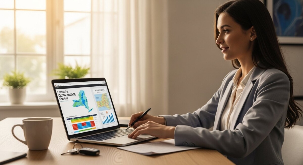 Car insurance quote comparison online in New York